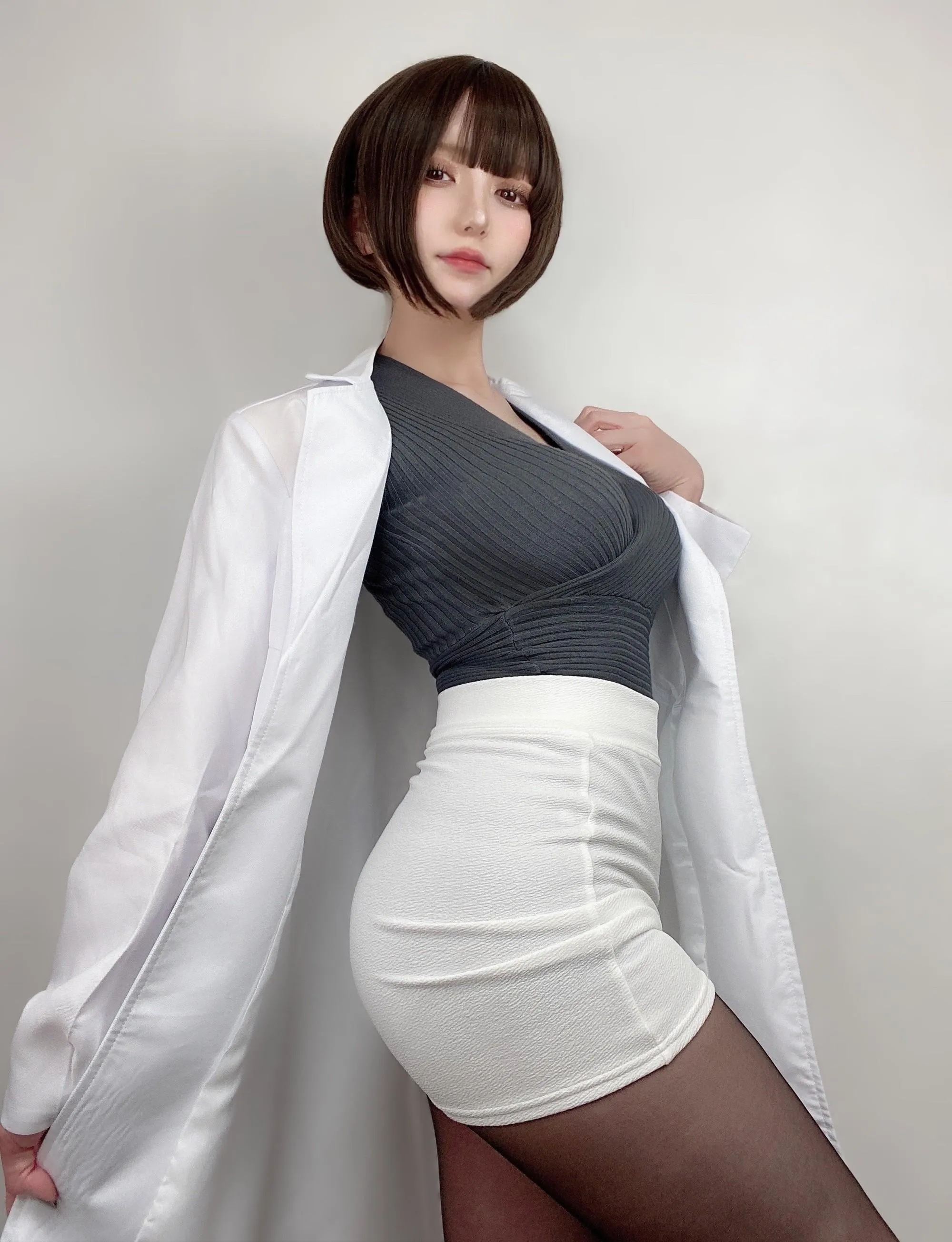 かさぎkasagi – NO.002 Fantia 2022-03月会员订阅-2022-03-13 保健室の先生バージョンアップしました [13P]插图8